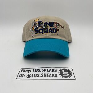Space Jam Hat Cap Strap Back Tan Tune Squad Basketball Men's